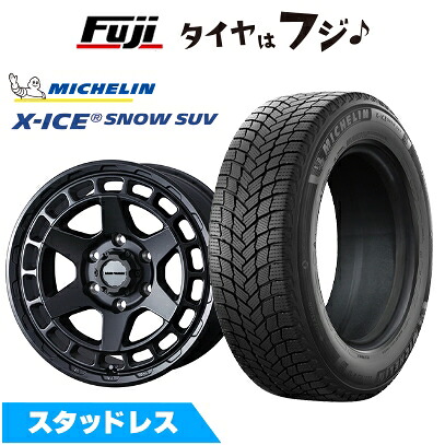 【新品】プラド/ハイラックス スタッドレスタイヤ ホイール4本セット 265/65R17 ミシュラン エックスアイス スノー SUV WEDS ウェッズアドベンチャー マッドヴァンス X タイプS 8J 17インチ(送料無料)