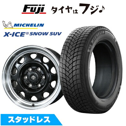 【新品】プラド/ハイラックス スタッドレスタイヤ ホイール4本セット 265/65R17 ミシュラン エックスアイス スノー SUV トピー ランドフット SWZ 8J 17インチ(送料無料)