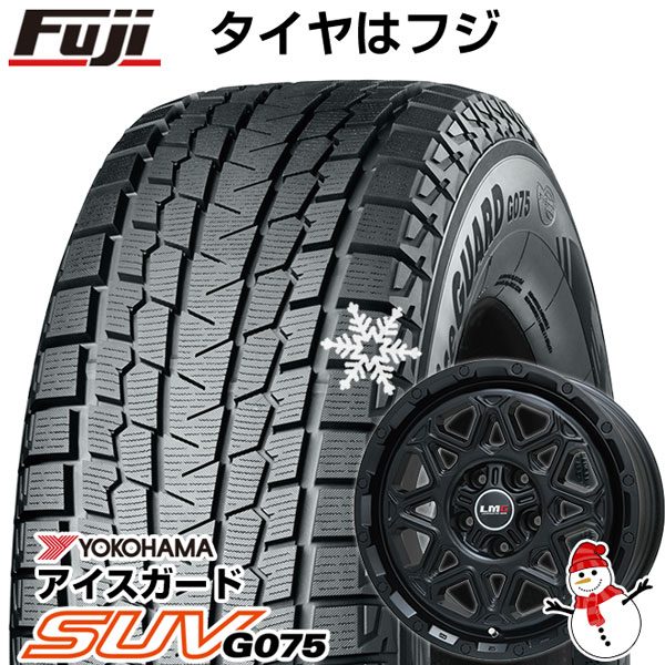 【新品】RAV4（アドベンチャー） スタッドレスタイヤ ホイール4本セット 245/65R17 ヨコハマ アイスガード SUV G075 レアマイスター LMG モンタグナ(マットブラック) 7.5J 17インチ(送料無料)｜フジ スペシャルセレクション 80,905円