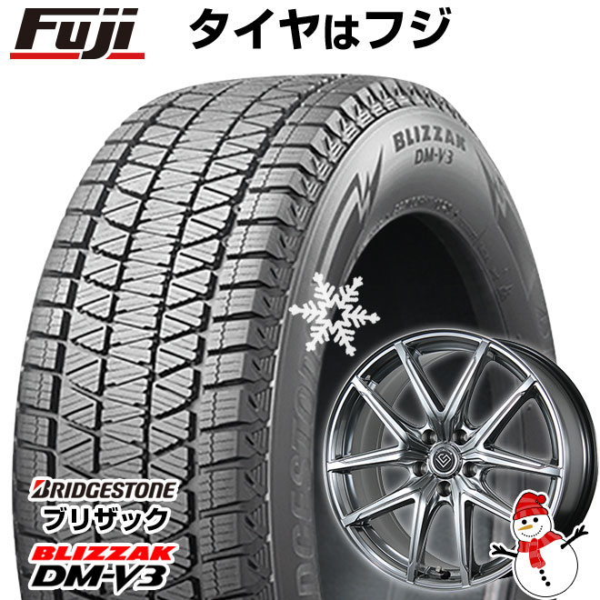 【新品】40系アルファード/ヴェルファイア スタッドレスタイヤ ホイール4本セット 225/55R19 103 Q XL ブリヂストン ブリザック DM-V3 トピー ロンギヌス RE-X トヨタ･レクサス車専 7J 19インチ(送料無料)