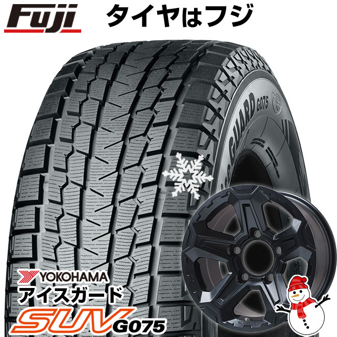 【新品】ランクル70 2023/11- スタッドレスタイヤ ホイール4本セット 265/70R16 ヨコハマ アイスガード SUV G075 プレミックス エステラ-L70(マットブラック) 8J 16インチ(送料無料)