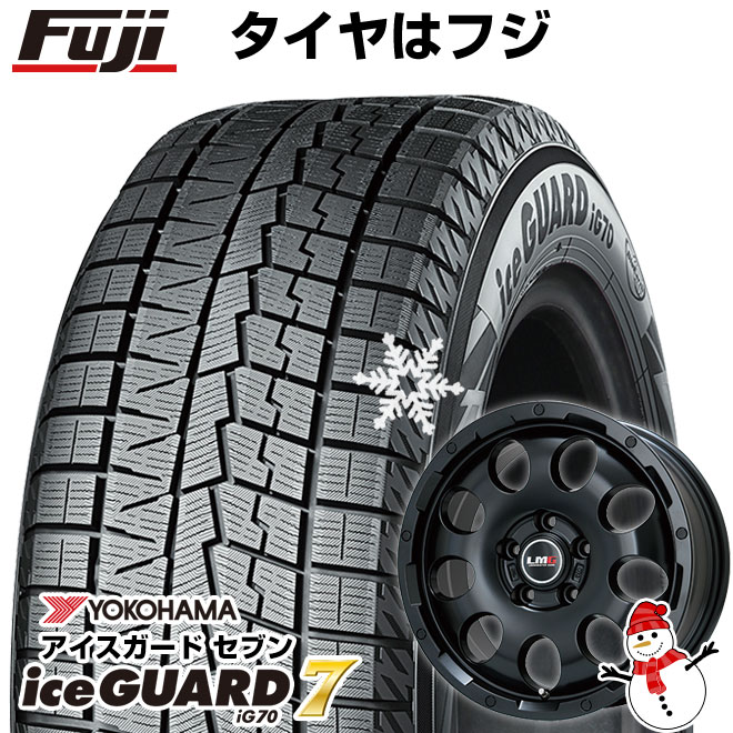 【新品】輸入車用 レネゲード スタッドレスタイヤ ホイール4本セット 215/65R16 ヨコハマ アイスガード7 セブンIG70 レアマイスター LMG CS-9 マットブラック 6.5J 16インチ(送料無料)