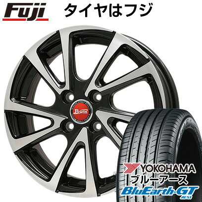 【新品国産車用4穴100】 夏タイヤ ホイール4本セット 175/65R14 ヨコハマ ブルーアース GT AE51 ビッグウエイ B-WIN ヴェノーザ10 5.5J 14インチ(送料無料)