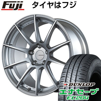【新品国産車用5穴100】 夏タイヤ ホイール4本セット 215/45R17 ダンロップ エナセーブ EC204 ブリヂストン ポテンザ SW010 7J 17インチ(送料無料)｜フジ スペシャルセレクション