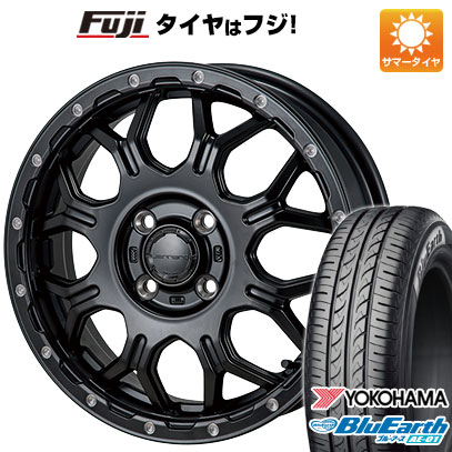 【新品 軽自動車】タフト ソリオ 夏タイヤ ホイール4本セット 165/65R15 ヨコハマ ブルーアース AE-01 モンツァ HI-BLOCK ジェラード 15インチ(送料無料)|フジコーポレーション