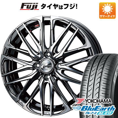 【新品国産車用4穴100】 夏タイヤ ホイール4本セット 185/55R16 ヨコハマ ブルーアース AE-01F WEDS ウェッズ レオニス SK 6J 16インチ(送料無料) 82,665円