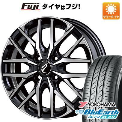 【新品国産車用4穴100】 夏タイヤ ホイール4本セット 175/65R14 ヨコハマ ブルーアース AE-01F ブリヂストン ベオ ルーナ KC-R 5.5J 14インチ(送料無料)