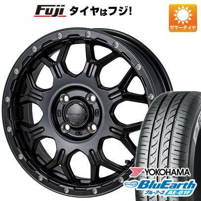 【新品 軽自動車】ソリオ ハスラー 夏タイヤ ホイール4本セット 165/70R14 ヨコハマ ブルーアース AE-01F モンツァ HI-BLOCK ジェラード 14インチ(送料無料)｜フジコーポレーション 58,140円