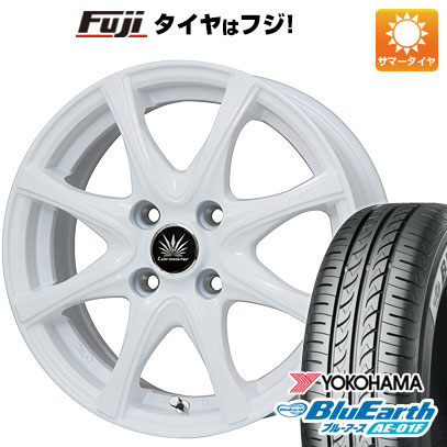 【新品 軽自動車】ソリオ ハスラー 夏タイヤ ホイール4本セット 165/70R14 ヨコハマ ブルーアース AE-01F プレミックス アマルフィV Jr(ホワイト) 4.5J 14インチ(送料無料)