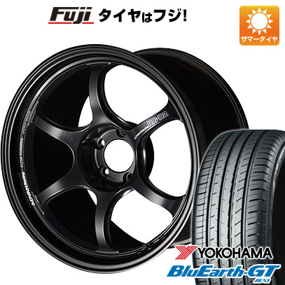 【新品国産車用5穴114.3】 夏タイヤ ホイール4本セット 225/50R18 ヨコハマ ブルーアース GT AE51 ヨコハマ アドバンレーシング RG-D2 7.5J 18インチ(送料無料)