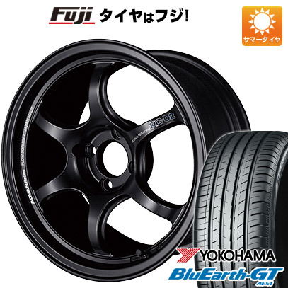 【新品国産車用4穴100】 夏タイヤ ホイール4本セット 185/55R16 ヨコハマ ブルーアース GT AE51 ヨコハマ アドバンレーシング RG-D2 6.5J 16インチ(送料無料) 104,350円