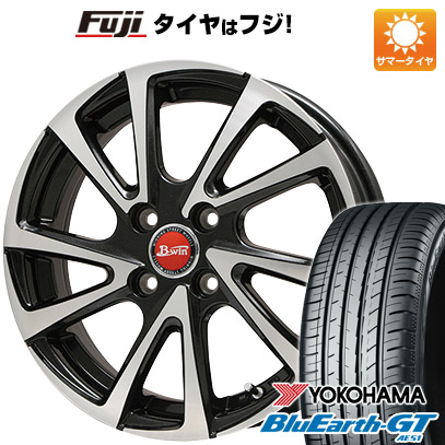 【新品国産車用4穴100】 夏タイヤ ホイール4本セット 175/65R14 ヨコハマ ブルーアース GT AE51 ビッグウエイ B-WIN ヴェノーザ10 5.5J 14インチ(送料無料)