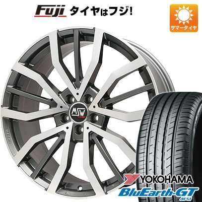 【新品国産車用5穴114.3】 夏タイヤ ホイール4本セット 225/45R19 ヨコハマ ブルーアース GT AE51 MSW by OZ Racing MSW 49(グロスガンメタルポリッシュ) 8J 19インチ(送料無料)｜フジコーポレーション