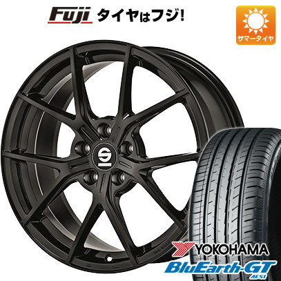 【新品国産車用5穴114.3】 夏タイヤ ホイール4本セット 245/40R19 ヨコハマ ブルーアース GT AE51 OZ SPARCO ポディオ 8.5J 19インチ(送料無料)