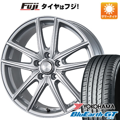 【新品国産車用5穴100】 夏タイヤ ホイール4本セット 205/55R16 ヨコハマ ブルーアース GT AE51 ブリヂストン エコフォルム SE-20 6.5J 16インチ(送料無料)｜フジコーポレーション