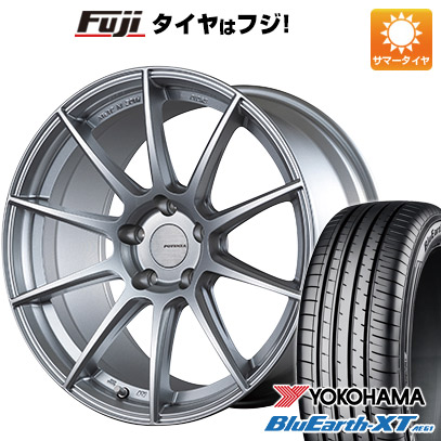 【新品国産車用5穴114.3】 夏タイヤ ホイール4本セット 215/60R16 ヨコハマ ブルーアース XT AE61 ブリヂストン ポテンザ SW010 7J 16インチ(送料無料)｜フジコーポレーション 88,440円