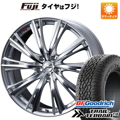 【新品国産車用5穴114.3】 夏タイヤ ホイール4本セット 225/55R18 BFグッドリッチ トレールテレーンT/A RBL WEDS ウェッズ レオニス WX 7J 18インチ(送料無料)