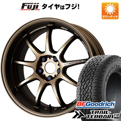 【新品国産車用5穴114.3】 夏タイヤ ホイール4本セット 235/60R18 BFグッドリッチ トレールテレーンT/A RBL WORK ワーク エモーション D9R 7.5J 18インチ(送料無料)