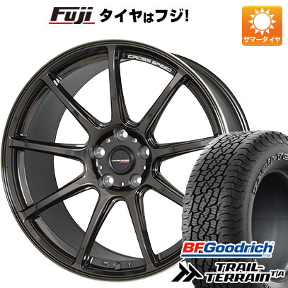 【新品国産車用5穴114.3】 夏タイヤ ホイール4本セット 225/55R18 BFグッドリッチ トレールテレーンT/A RBL ホットスタッフ クロススピード ハイパーエディションRS9 7.5J 18インチ(送料無料)