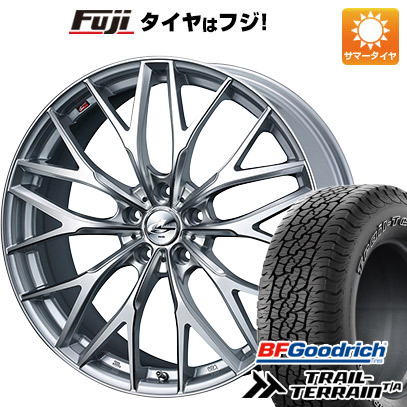 【新品国産車用5穴114.3】 夏タイヤ ホイール4本セット 225/60R18 BFグッドリッチ トレールテレーンT/A RBL WEDS ウェッズ レオニス MX 7J 18インチ(送料無料)｜フジコーポレーション