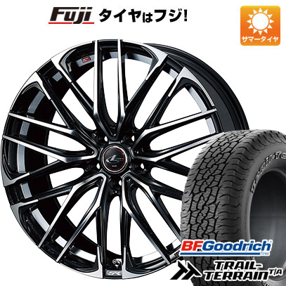 【新品国産車用5穴114.3】 夏タイヤ ホイール4本セット 225/60R18 BFグッドリッチ トレールテレーンT/A RBL WEDS ウェッズ レオニス SK 8J 18インチ(送料無料)