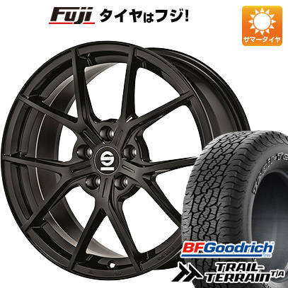 【新品国産車用5穴114.3】 夏タイヤ ホイール4本セット 225/55R18 BFグッドリッチ トレールテレーンT/A RBL OZ SPARCO ポディオ 8J 18インチ(送料無料)