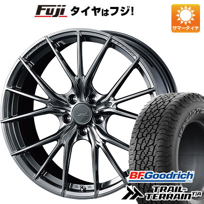【新品国産車用5穴114.3】 夏タイヤ ホイール4本セット 225/60R18 BFグッドリッチ トレールテレーンT/A RBL WEDS ウェッズ F-ZERO FZ-1 7.5J 18インチ(送料無料)