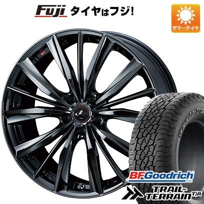 【新品国産車用5穴114.3】 夏タイヤ ホイール4本セット 225/60R18 BFグッドリッチ トレールテレーンT/A RBL WEDS ウェッズ レオニス VX 7J 18インチ(送料無料)|フジコーポレーション