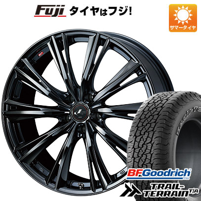 【新品国産車用5穴114.3】 夏タイヤ ホイール4本セット 225/65R17 BFグッドリッチ トレールテレーンT/A ORWL WEDS ウェッズ レオニス WX 17インチ(送料無料)｜フジコーポレーション