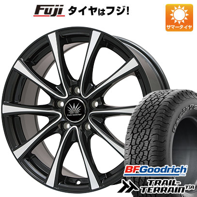 【新品国産車用5穴114.3】 夏タイヤ ホイール4本セット 235/60R18 BFグッドリッチ トレールテレーンT/A RBL プレミックス アマルフィV Jr(ブラックポリッシュ) 7.5J 18インチ(送料無料)