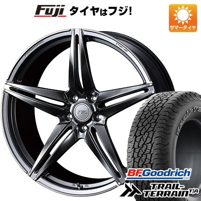 【新品国産車用5穴114.3】 夏タイヤ ホイール4本セット 225/60R18 BFグッドリッチ トレールテレーンT/A RBL WEDS ウェッズ F-ZERO FZ-3 7.5J 18インチ(送料無料)