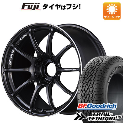 【新品国産車用5穴100】 夏タイヤ ホイール4本セット 225/55R18 BFグッドリッチ トレールテレーンT/A RBL ヨコハマ アドバンレーシング RSIII 7.5J 18インチ(送料無料)|フジコーポレーション