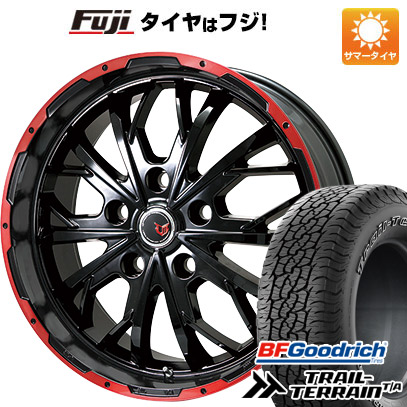【新品】RAV4（アドベンチャー） 夏タイヤ ホイール4本セット 245/65R17 BFグッドリッチ トレールテレーンT/A ORWL レアマイスター LMG ヴァスティア(グロスブラック/レッドリム) 8J 17インチ(送料無料)