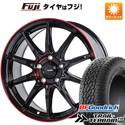 【新品国産車用5穴114.3】 夏タイヤ ホイール4本セット 225/55R18 BFグッドリッチ トレールテレーンT/A RBL ホットスタッフ ジースピード P-05R 8J 18インチ(送料無料)