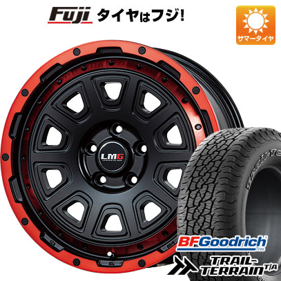 【新品】RAV4（アドベンチャー） 夏タイヤ ホイール4本セット 245/65R17 BFグッドリッチ トレールテレーンT/A ORWL レアマイスター LMG DS-10 マットブラック/レッドリム 7.5J 17インチ(送料無料)