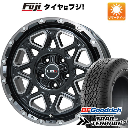 【新品】RAV4(アドベンチャー) 夏タイヤ ホイール4本セット 245/65R17 BFグッドリッチ トレールテレーンT/A ORWL レアマイスター LMG モンタグナ(ブラックポリッシュ/ブラッククリア) 7.5J 17インチ(送料無料)|フジコーポレーション