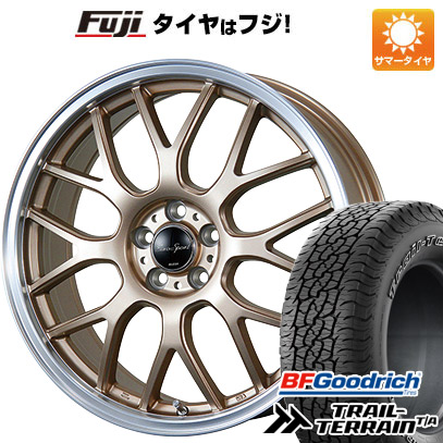 【新品国産車用5穴100】 夏タイヤ ホイール4本セット 225/55R18 BFグッドリッチ トレールテレーンT/A RBL ブレスト ユーロスポーツ タイプ805 アンティークブロンズ 7J 18インチ(送料無料)