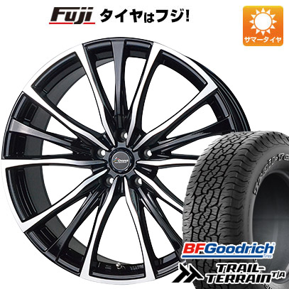 【新品国産車用5穴114.3】 夏タイヤ ホイール4本セット 225/60R18 BFグッドリッチ トレールテレーンT/A RBL ホットスタッフ クロノス CH-110 7.5J 18インチ(送料無料)