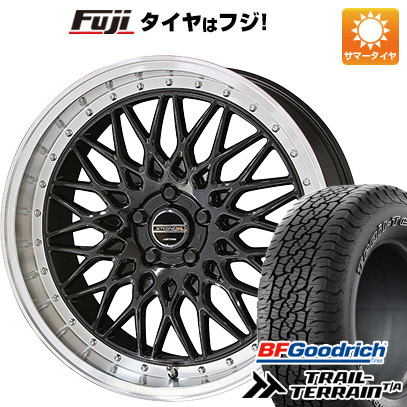 【新品国産車用5穴114.3】 夏タイヤ ホイール4本セット 235/60R18 BFグッドリッチ トレールテレーンT/A RBL 共豊 シュタイナー FTX 8J 18インチ(送料無料)
