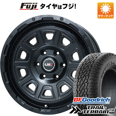 【新品国産車用6穴139.7】 夏タイヤ ホイール4本セット 285/60R18 BFグッドリッチ トレールテレーンT/A RBL レアマイスター LMG DS-10 マットブラック 8J 18インチ(送料無料)
