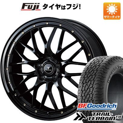 【新品国産車用5穴114.3】 夏タイヤ ホイール4本セット 225/55R18 BFグッドリッチ トレールテレーンT/A RBL WEDS ウェッズ ノヴァリス アセット M1 7.5J 18インチ(送料無料)|フジコーポレーション