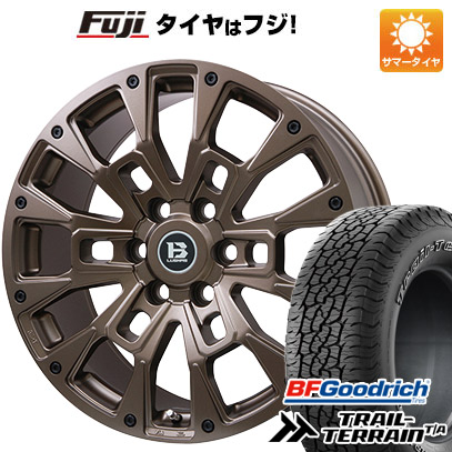 【新品】ランクル300 夏タイヤ ホイール4本セット 275/55R20 BFグッドリッチ トレールテレーンT/A ORWL ビッグウエイ B-LUGNAS BRD(マットブロンズ) トヨタ車専用 8.5J 20インチ(送料無料)