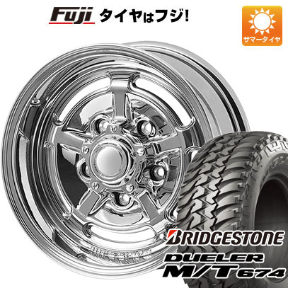 【新品】ジムニーシエラ/ジムニーノマド 夏タイヤ ホイール4本セット 215/75R15 ブリヂストン デューラー M/T674 アピオ ワイルドボア HR 6J 15インチ(送料無料)｜フジコーポレーション