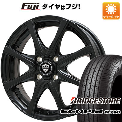 【新品】プロボックス/サクシード(160系) 夏タイヤ ホイール4本セット 155/80R14 88/86N ブリヂストン エコピア R710 エルベ エステローザ FSV 14インチ(送料無料)｜フジコーポレーション
