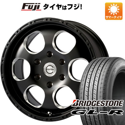 【新品】ハイエース200系 夏タイヤ ホイール4本セット 215/65R16 109/107R ブリヂストン GL-R エルフォード ブラッドストック 1P 7J 16インチ(送料無料)
