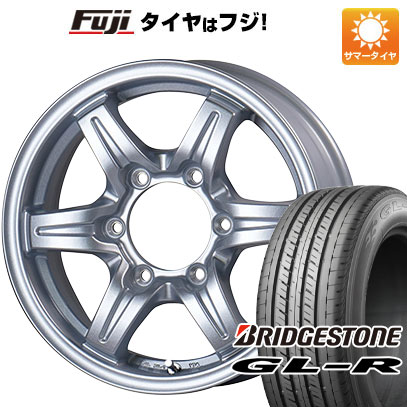 【新品】ハイエース200系 夏タイヤ ホイール4本セット 215/65R16 109/107R ブリヂストン GL-R TWS グランヴァード NEO 7J 16インチ(送料無料)