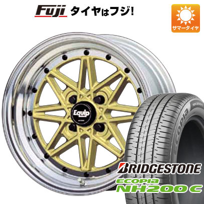 【新品 軽自動車】N-BOX タント スペーシア 夏タイヤ ホイール4本セット 165/55R15 ブリヂストン エコピア NH200 C WORK ワーク エクイップ 03 5J 15インチ(送料無料)|フジコーポレーション