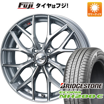 【新品 軽自動車】N-BOX タント スペーシア 夏タイヤ ホイール4本セット 165/55R15 ブリヂストン エコピア NH200 C WEDS ウェッズ レオニス MX 4.5J 15インチ(送料無料) 69,740円