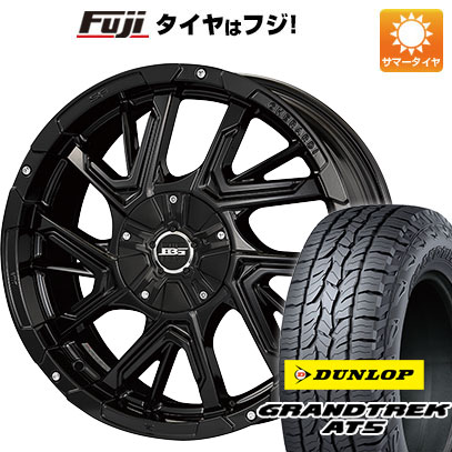 【新品】デリカD5 夏タイヤ ホイール4本セット 245/70R16 ダンロップ グラントレック AT5 コーセイ ボトムガルシア ゲラルディ 7J 16インチ(送料無料)|フジコーポレーション