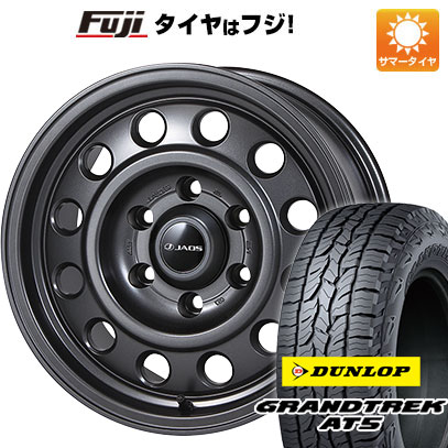 【新品国産車用6穴139.7】 夏タイヤ ホイール4本セット 265/70R16 ダンロップ グラントレック AT5 ジャオス トライブ 8J 16インチ(送料無料)